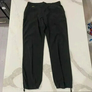 Lole Tech Joggers Black Drawstring Ankles Elastic Waistband Womens XL Athleisure